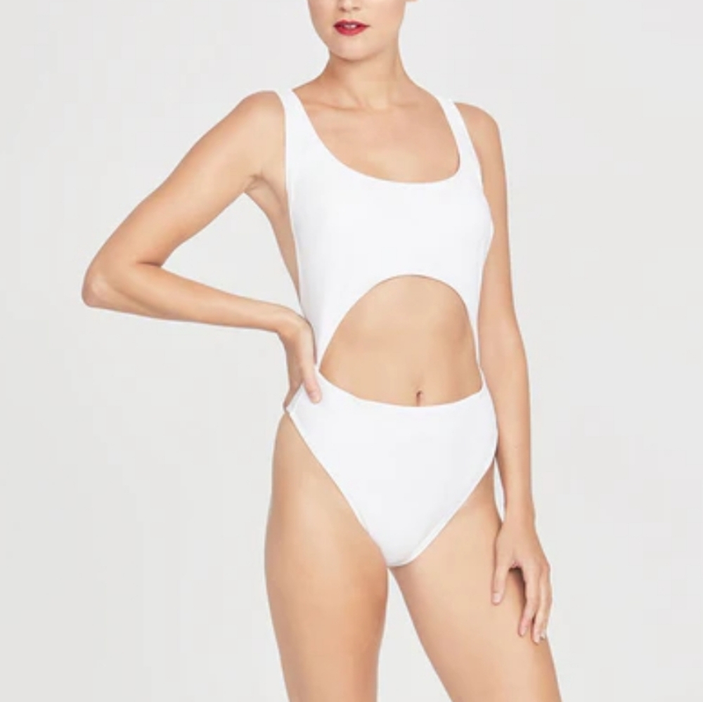 RACHEL ROY SUSPENDER SWIM SUIT